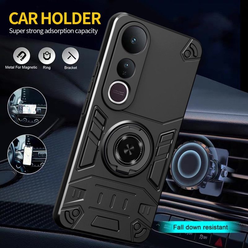 Case Hoesje Vivo V50 Lite 5g Telefoonhoesje Draaibare Standaard En Versterkte Bescherming