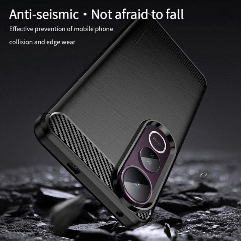 Case Hoesje Vivo V50 Lite 5g Telefoonhoesje Koolstofvezel