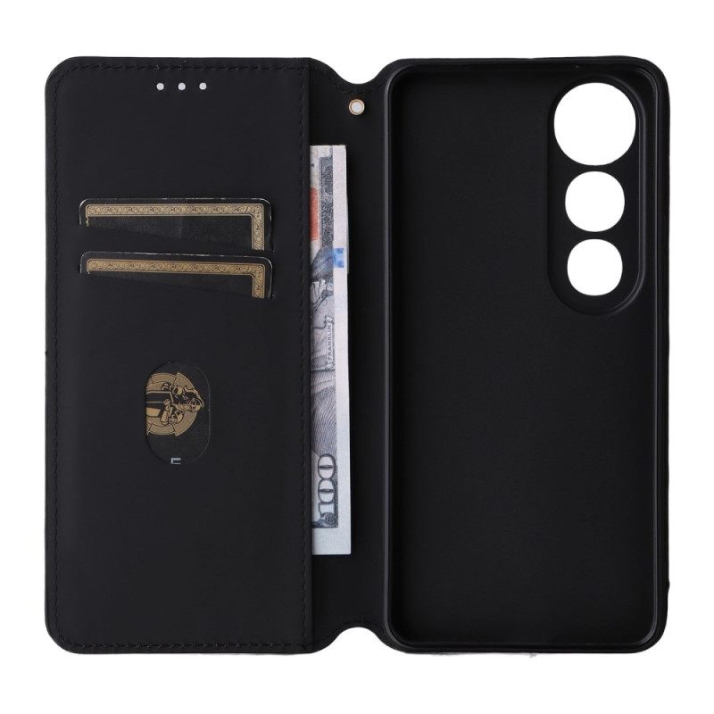 Folio-hoesje Vivo V50 Lite 5g Diamantpatroon Bescherming Hoesje