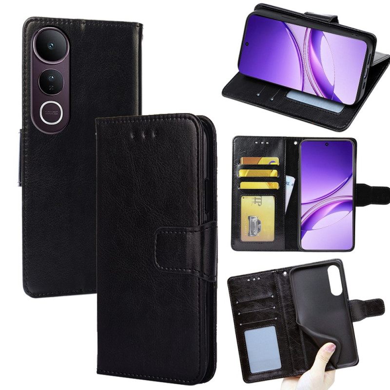 Folio-hoesje Vivo V50 Lite 5g Telefoonhoesje Retro