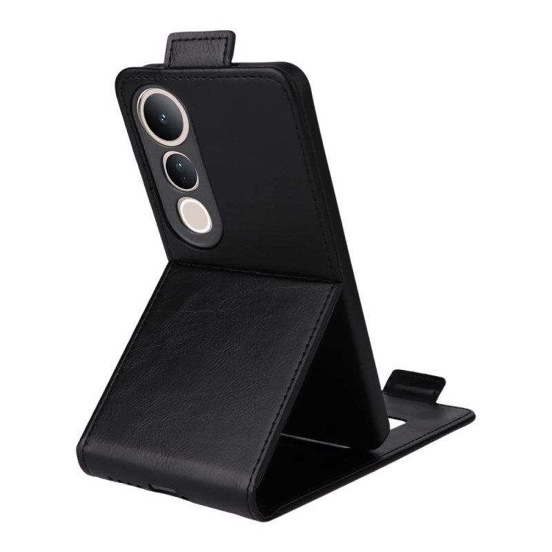 Leren Hoesje Vivo V50 Lite 5g Verticaal Klepdesign Bescherming Hoesje