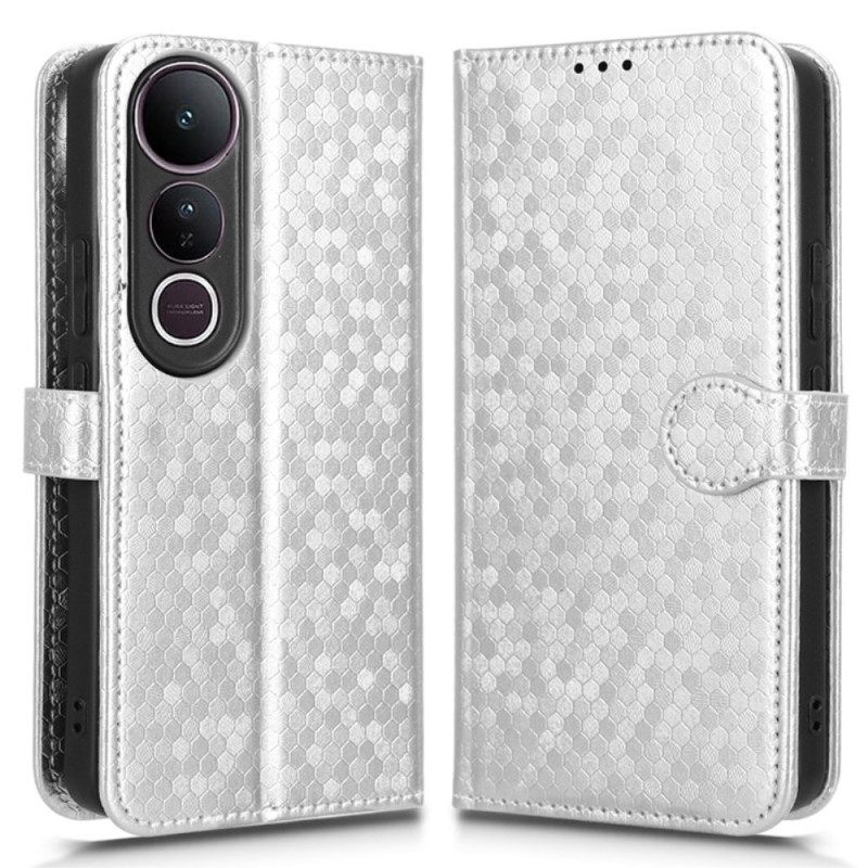 Leren Hoesje Voor Vivo V50 Lite 5g Glitterstippen