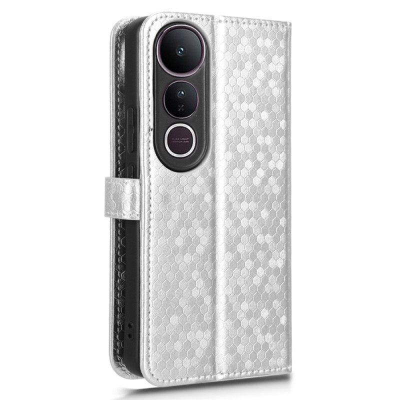 Leren Hoesje Voor Vivo V50 Lite 5g Glitterstippen