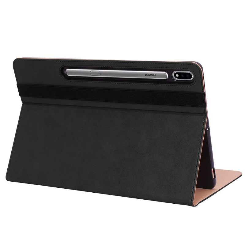 Folio-hoesje voor Samsung Galaxy Tab S7+ Kunstleer Met Handvat