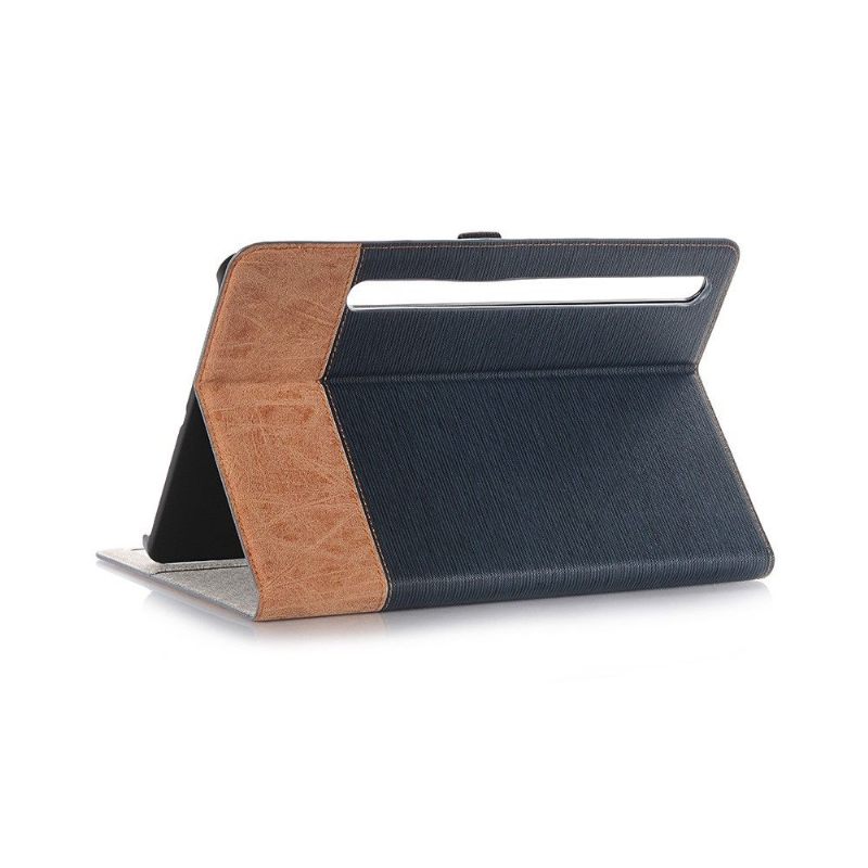Folio-hoesje voor Samsung Galaxy Tab S7+ Tweekleurig Kunstleer