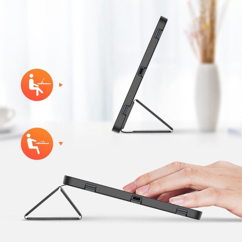 Leren Hoesje voor Samsung Galaxy Tab S7+ Bescherming Driebladige Premium-serie