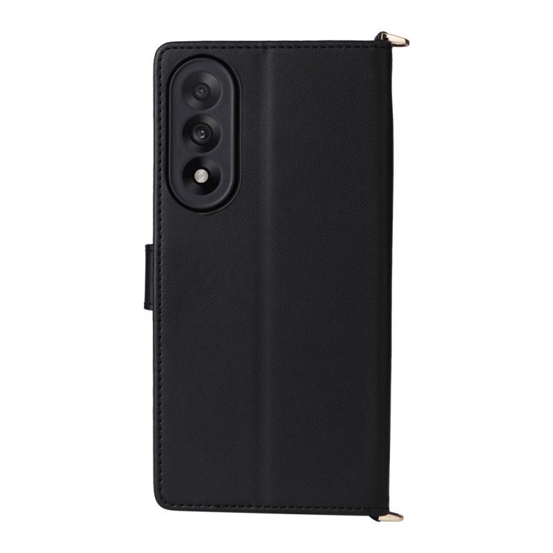 Bescherming Hoesje Oneplus Nord 5 Gewatteerd Met Schouder Bandje