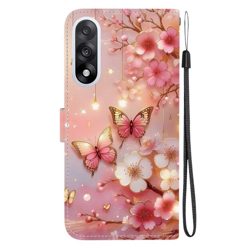 Bescherming Hoesje Oneplus Nord 5 Vlinders En Rozen
