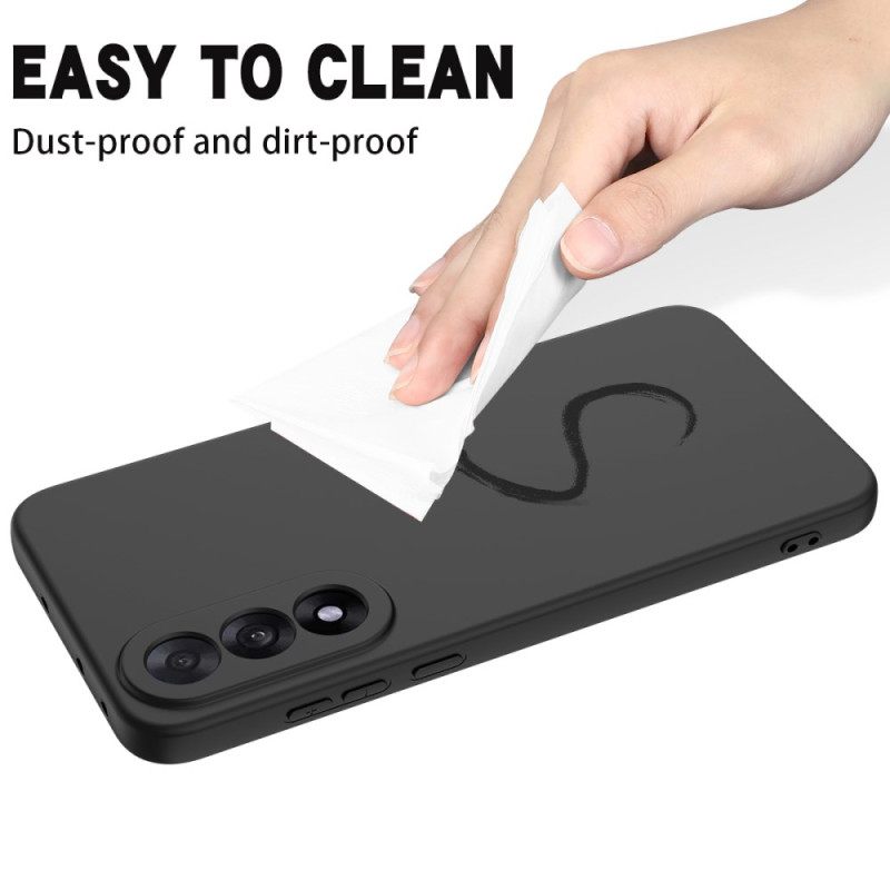 Case Hoesje Oneplus Nord 5 Telefoonhoesje Vloeibare Siliconen Band