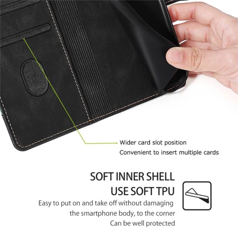 Flip Case Leren Oneplus Nord 5 Bloemenprint