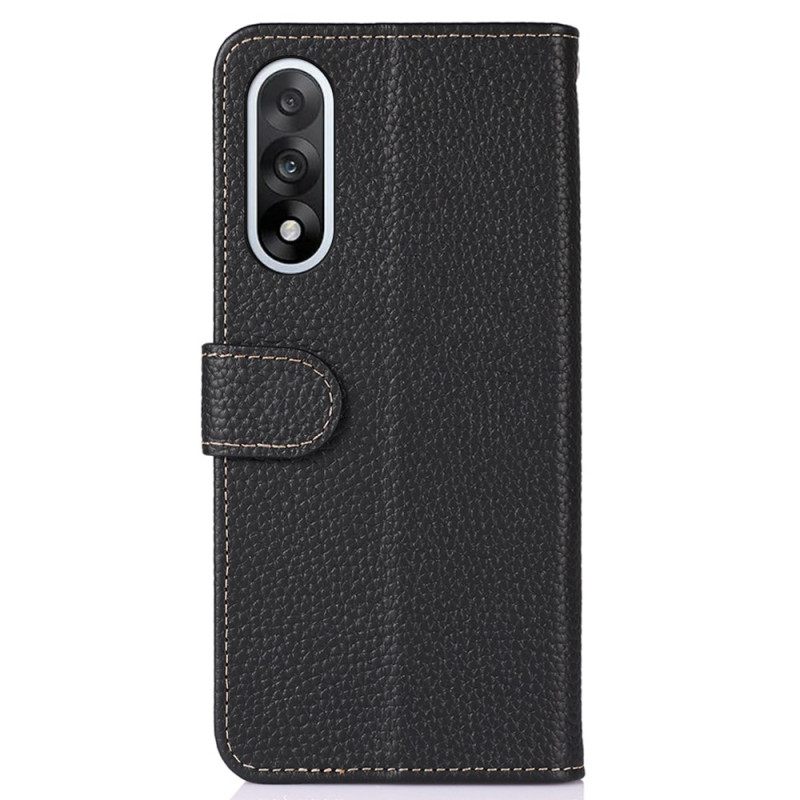 Folio-hoesje Oneplus Nord 5 Khazneh Leer Met Textuur