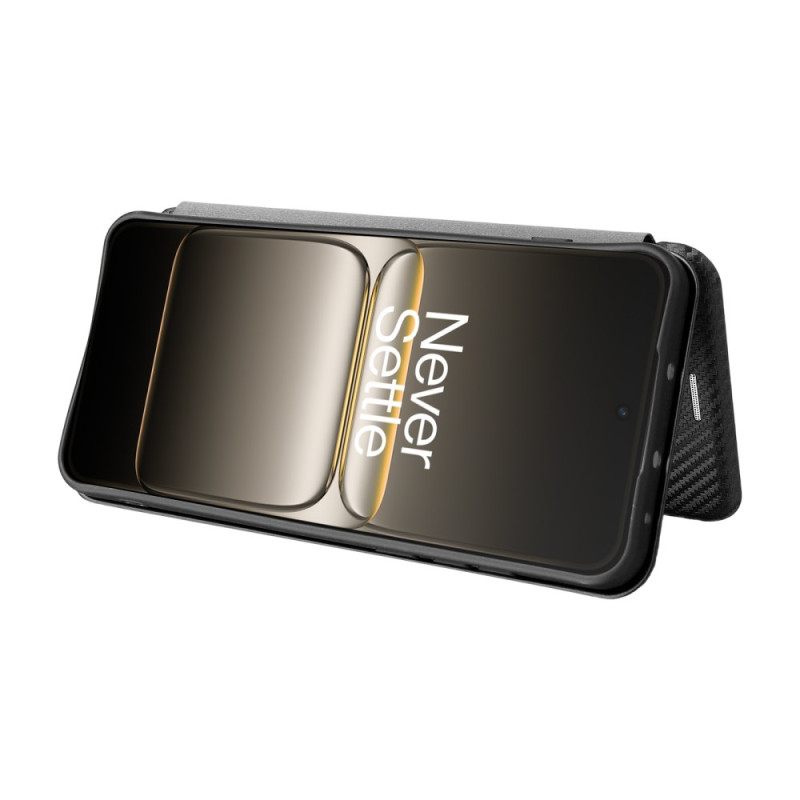 Folio-hoesje Oneplus Nord 5 Koolstofvezel