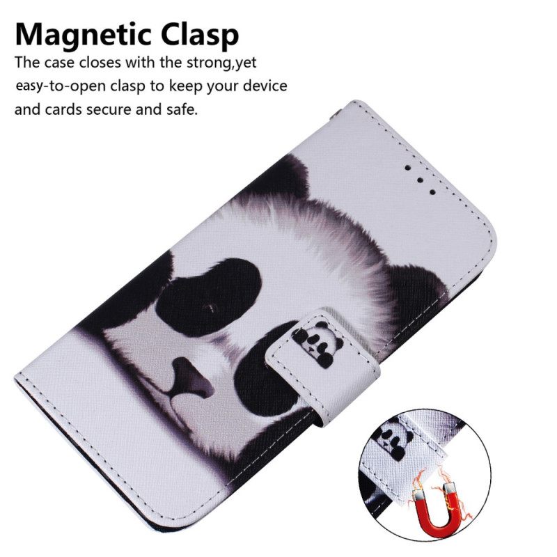 Folio-hoesje Oneplus Nord 5 Panda-patroon