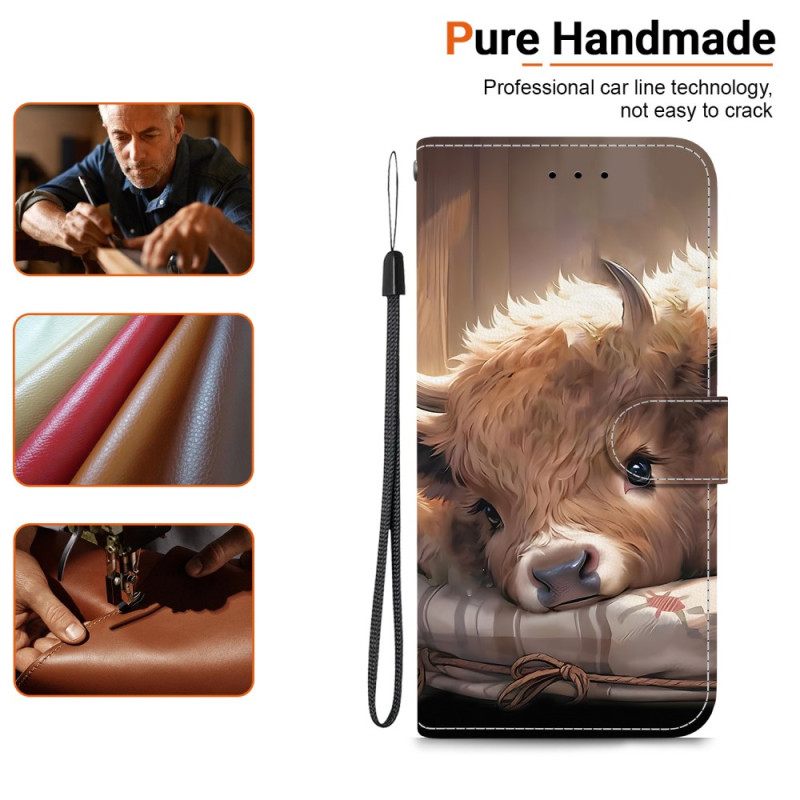 Folio-hoesje Oneplus Nord 5 Telefoonhoesje Kalfsleer