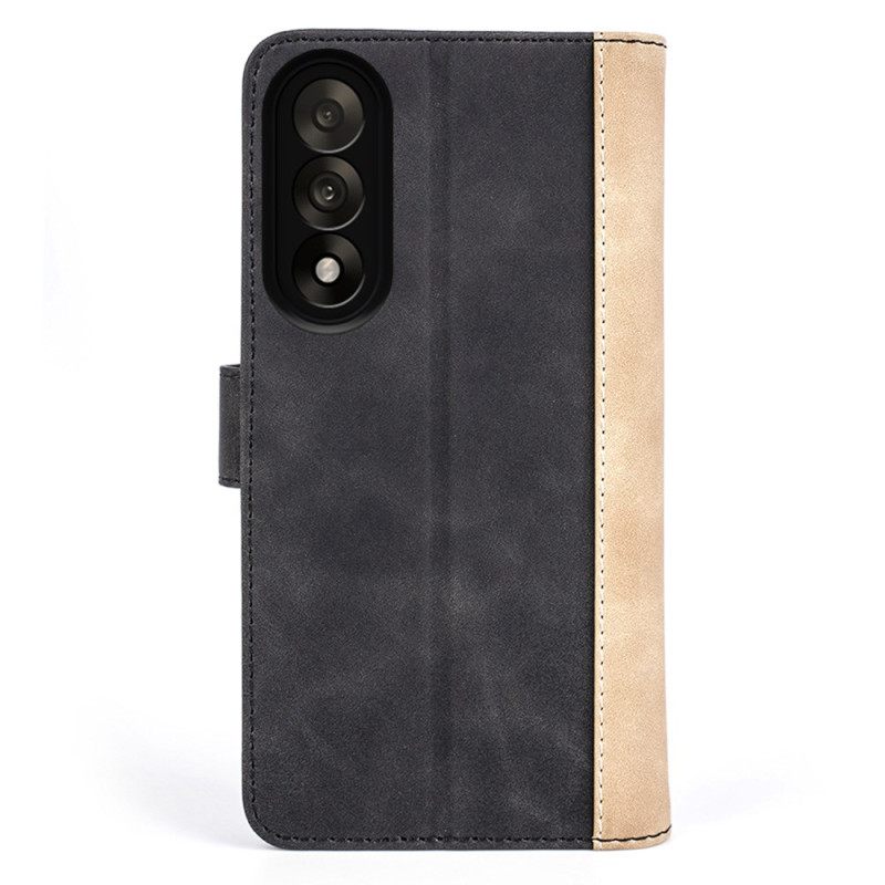 Folio-hoesje Oneplus Nord 5 Telefoonhoesje Tweekleurig Golvend