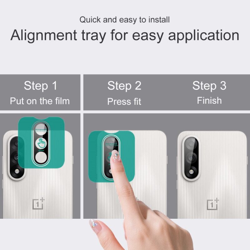 Imak Gehard Glazen Lensbeschermer Voor Oneplus Nord 5 (zwarte Versie)