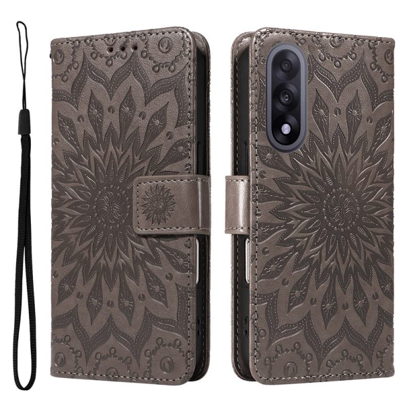 Leren Hoesje Oneplus Nord 5 Mandala Bescherming Hoesje