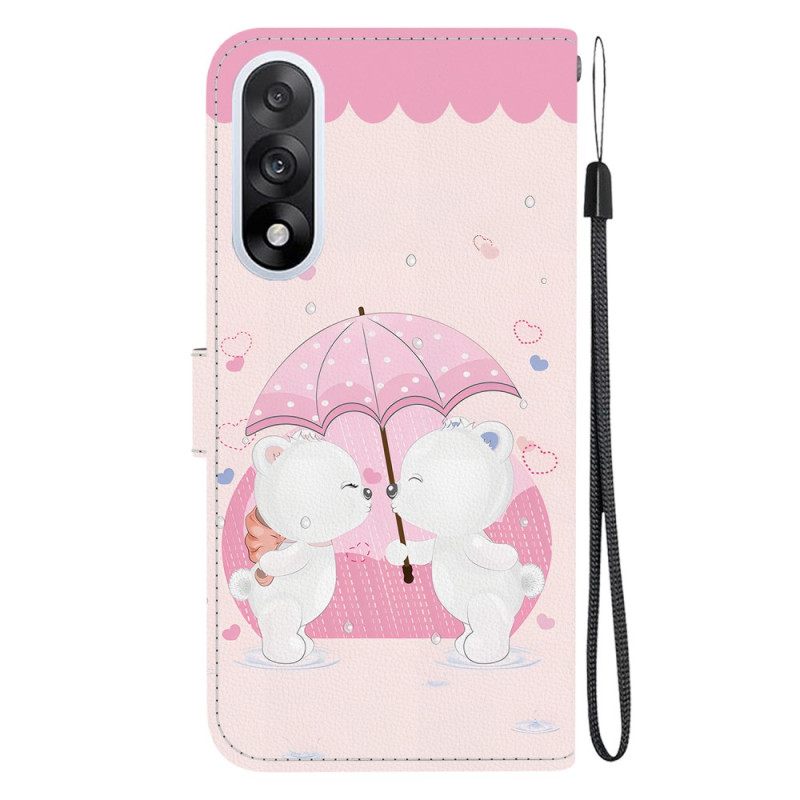 Leren Hoesje Oneplus Nord 5 Paar Beren
