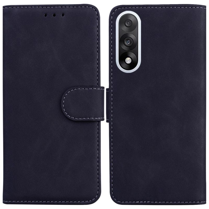 Leren Hoesje Voor Oneplus Nord 5 Suède-effect