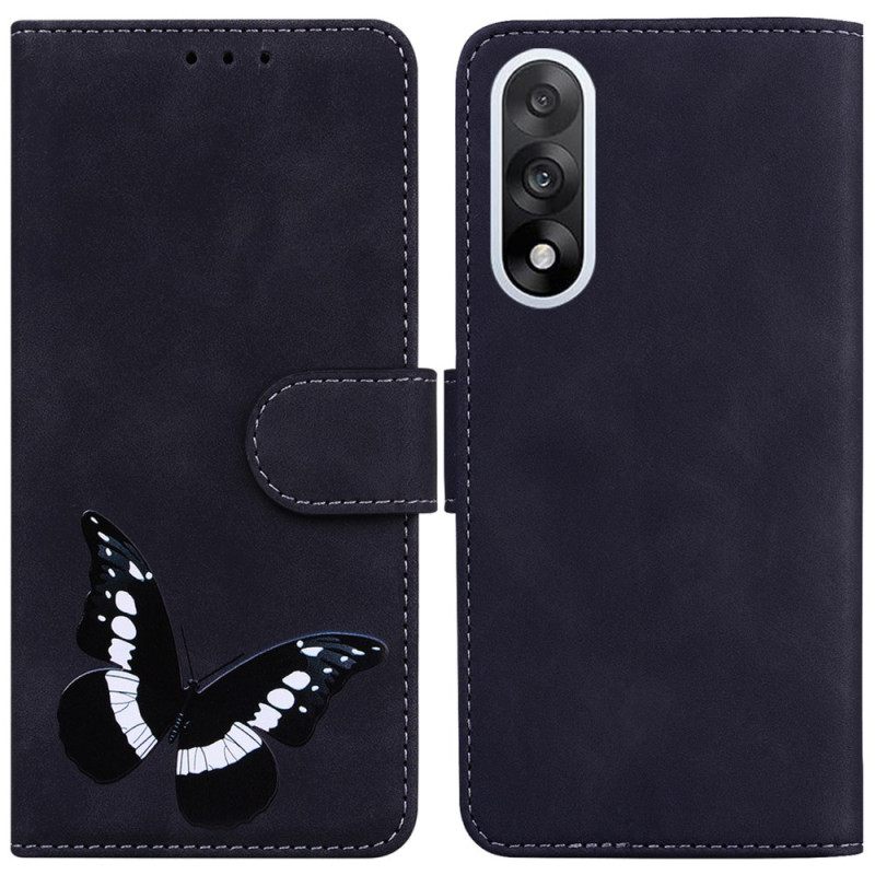 Leren Hoesje Voor Oneplus Nord 5 Vlinder