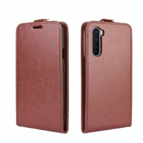 Case voor OnePlus Nord Folio-hoesje Kunstleer Verticaal
