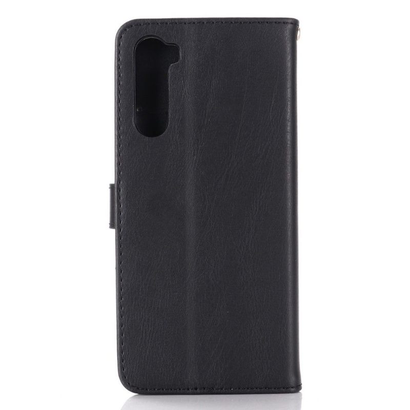 Folio-hoesje voor OnePlus Nord Retro Kunstleer