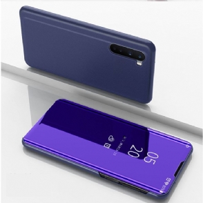 Hoesje voor OnePlus Nord Folio-hoesje Spiegeleffect