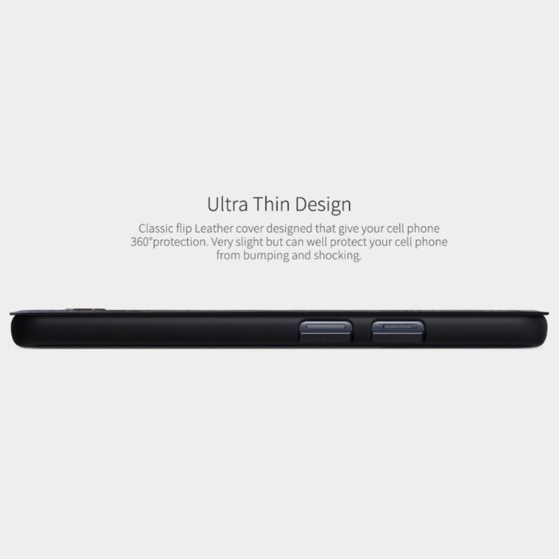 Leren Hoesje voor OnePlus Nord Qin Series Ledereffect - Zwart