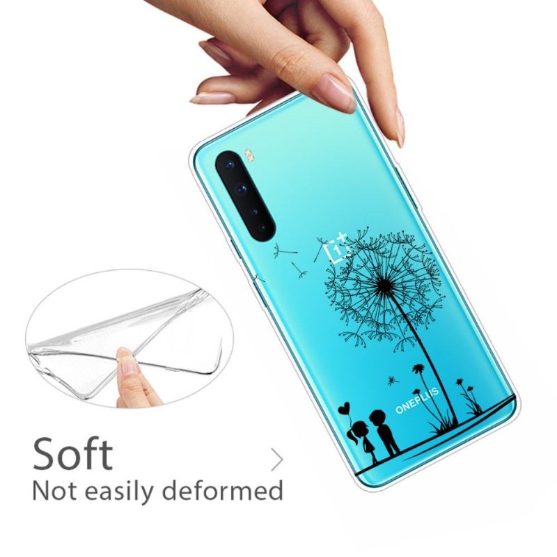 Telefoonhoesje voor OnePlus Nord Bescherming Paar En Paardebloemen