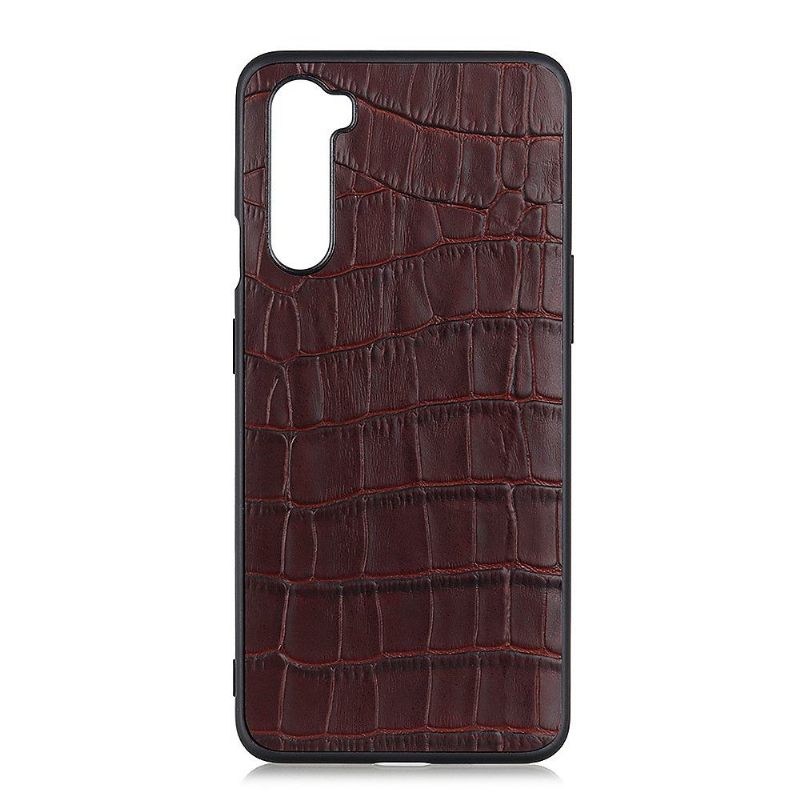 Telefoonhoesje voor OnePlus Nord Premium Leer Met Krokodilleneffect