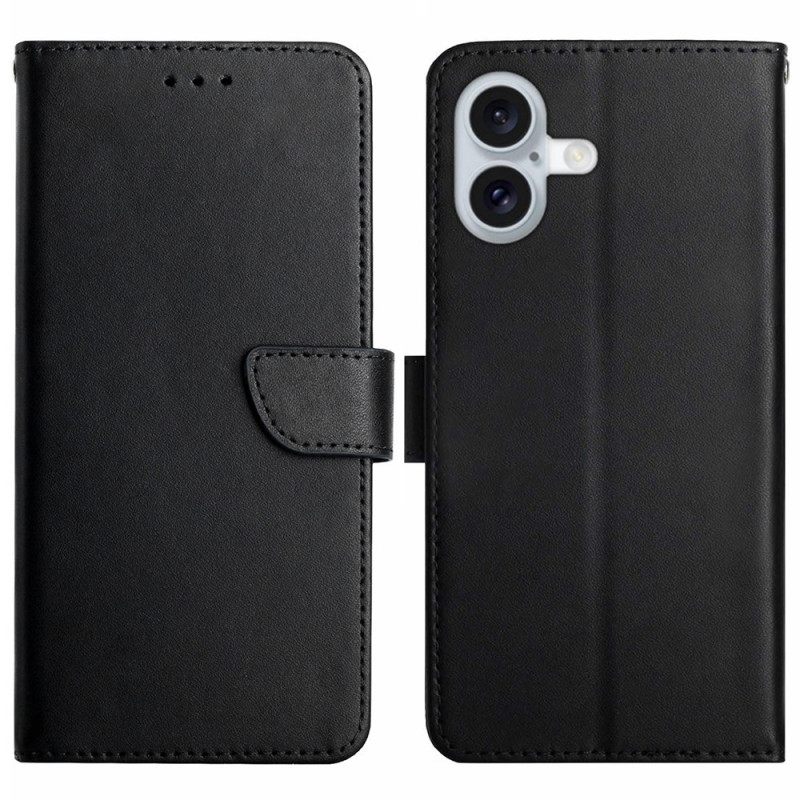 Bescherming Hoesje iPhone 17 Premium Leer