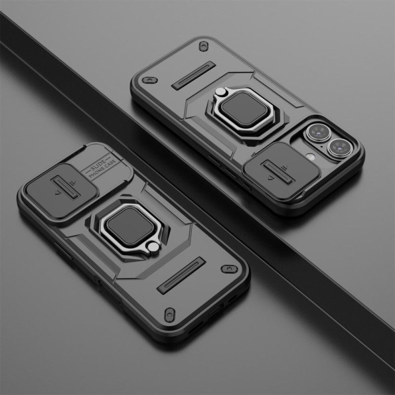 Case Hoesje iPhone 17 Telefoonhoesje Duurzame Ring Met Camera Beschermer