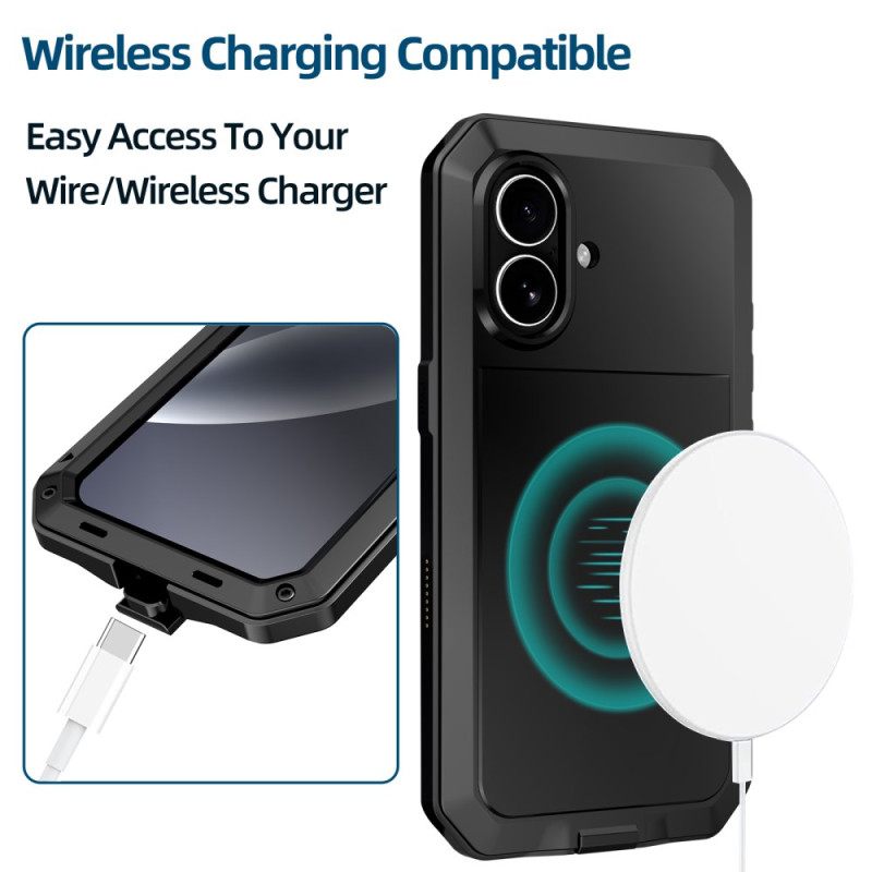 Case Hoesje iPhone 17 Telefoonhoesje Met Gehard Glazen Schermbeschermer