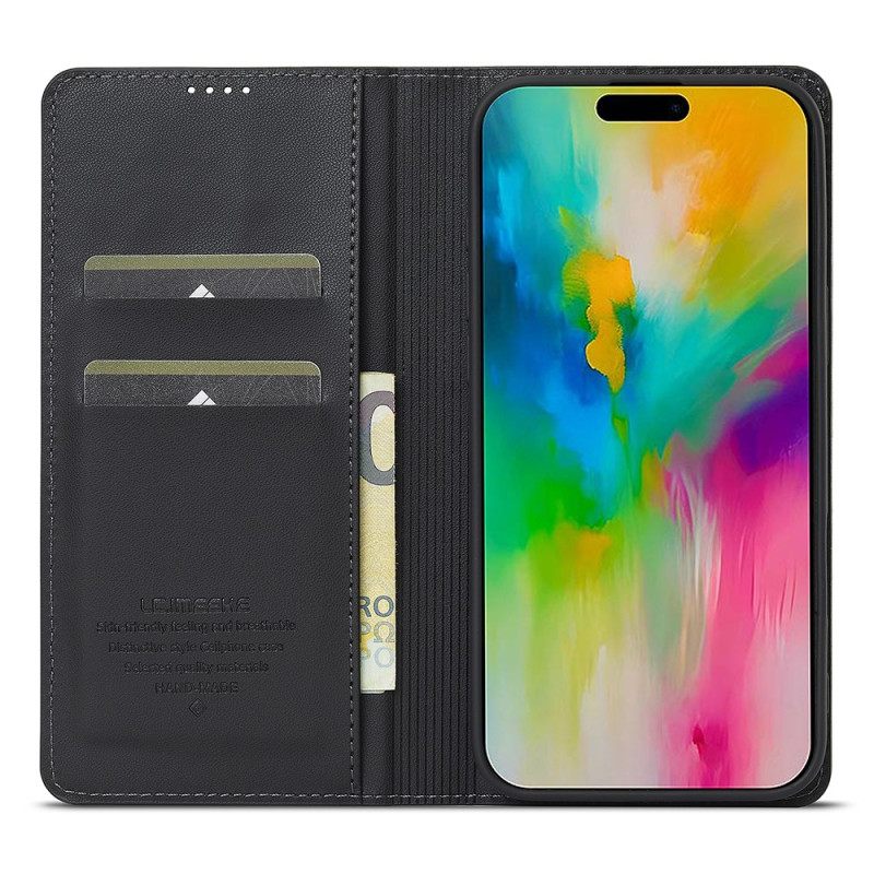 Folio-hoesje iPhone 17 Klassieke Lcimeeke Bescherming Hoesje