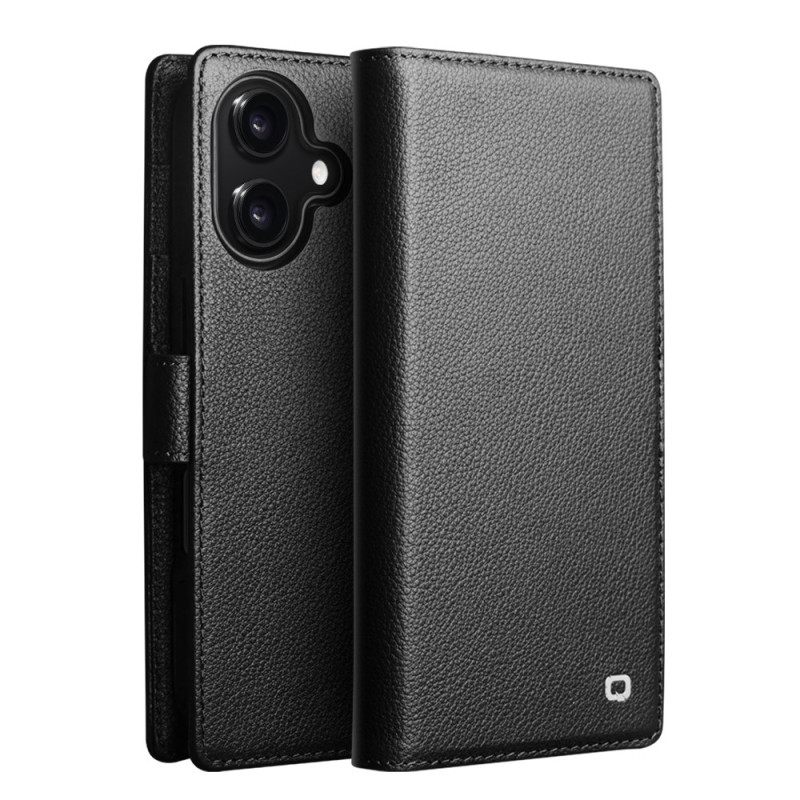 Folio-hoesje iPhone 17 Magsafe Afneembare Premium Leren Hoes