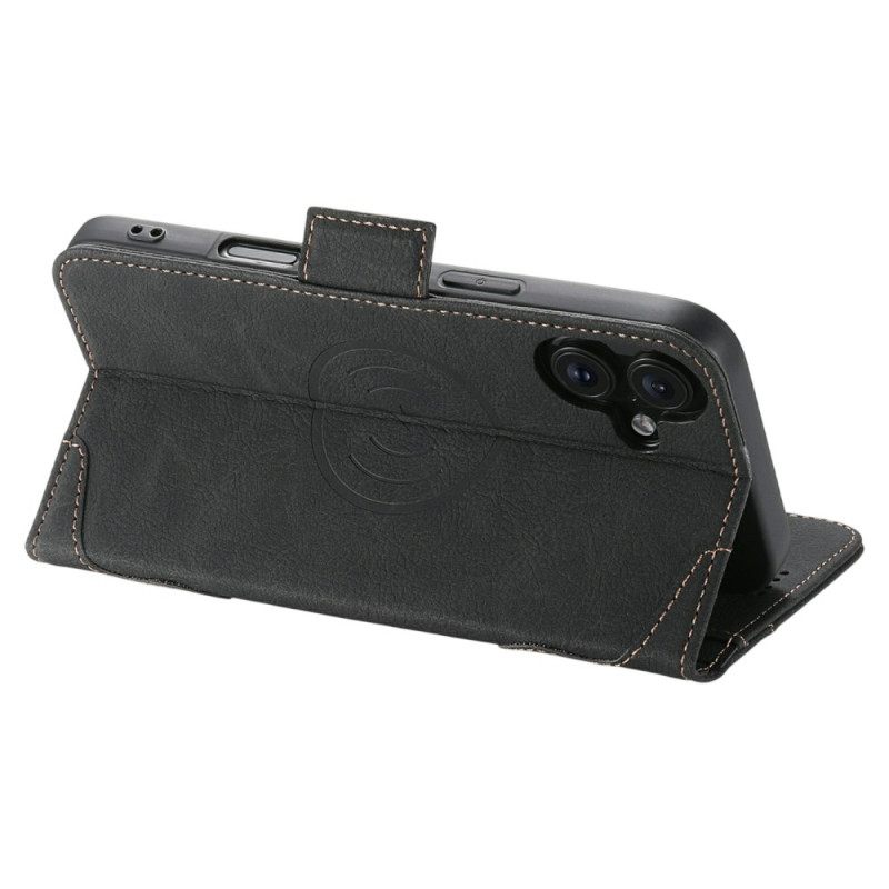 Folio-hoesje iPhone 17 Telefoonhoesje Magsafe-compatibel Premium Retro