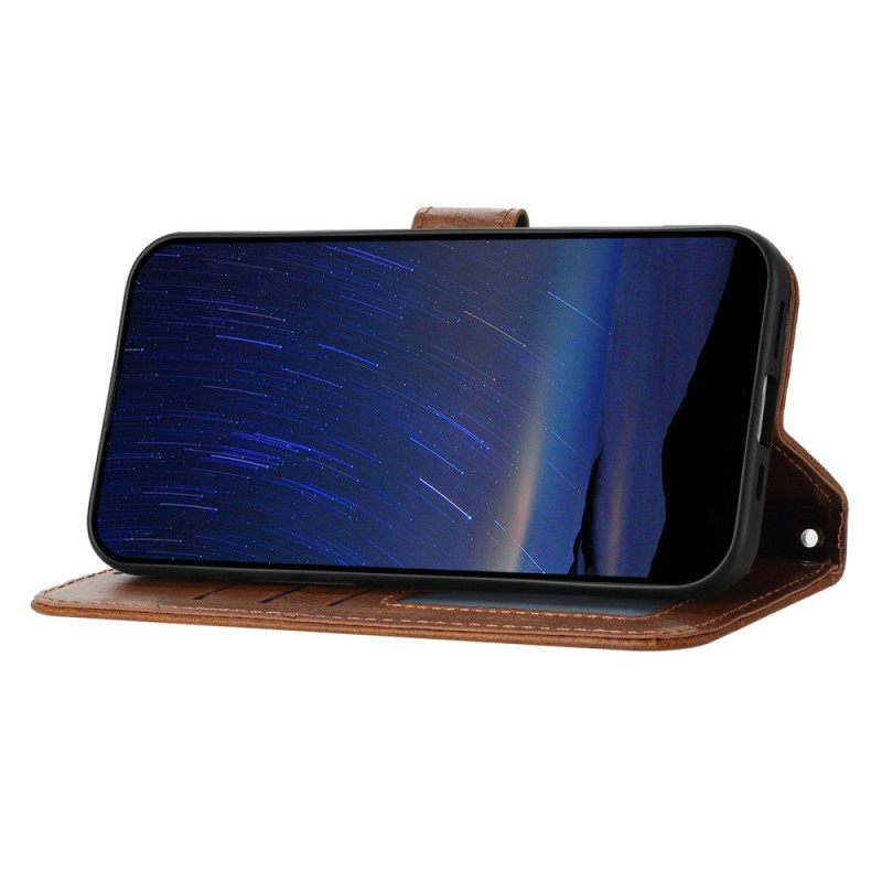 Folio-hoesje iPhone 17 Telefoonhoesje Vintage Portemonnee