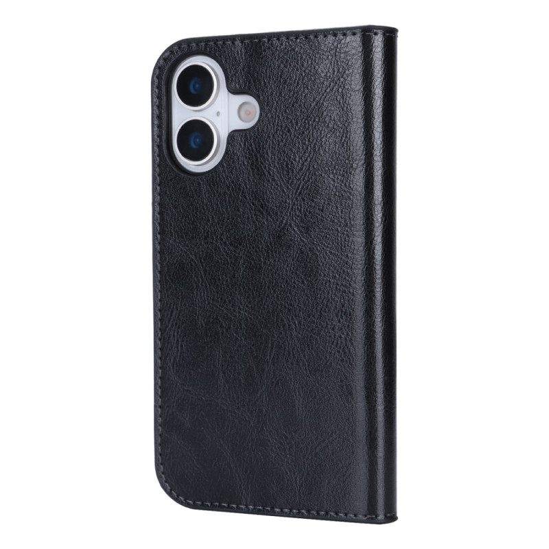 Folio-hoesje Voor iPhone 17 Leer