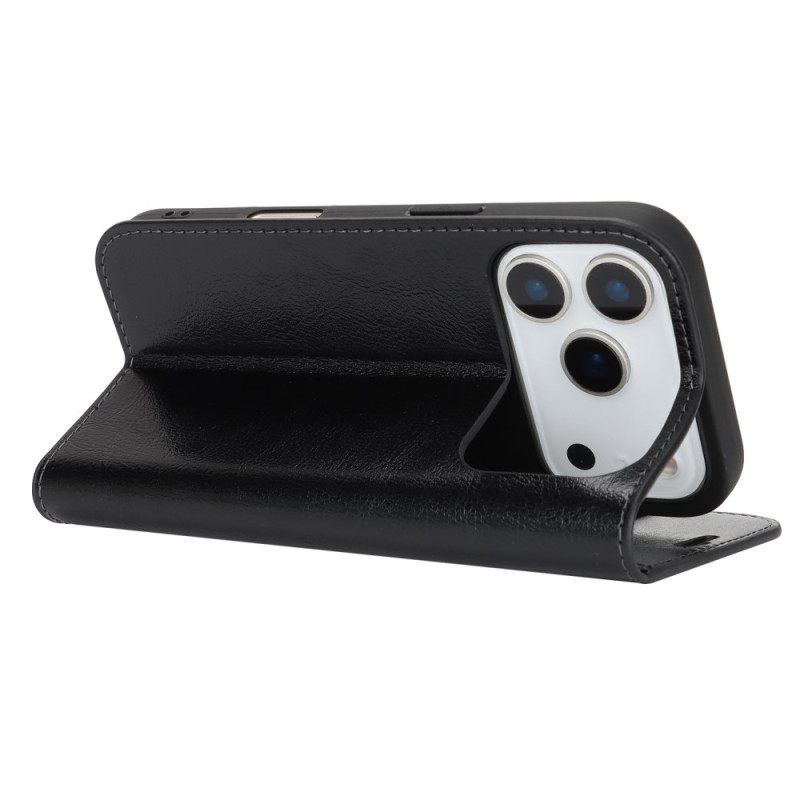 Folio-hoesje Voor iPhone 17 Pro Leer