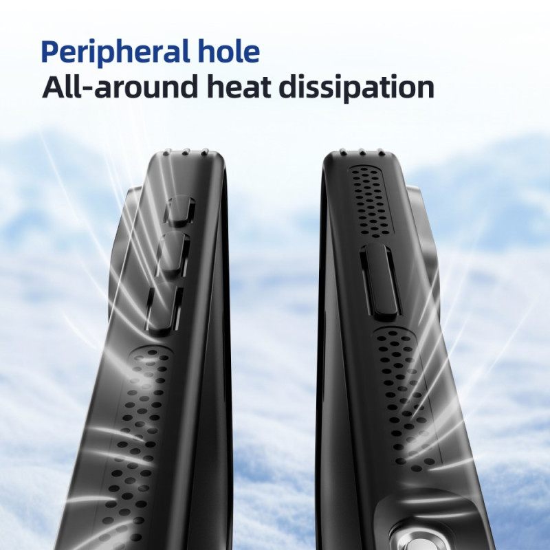 Hoesje iPhone 17 Abeel Met Magnetisch Glaseffect Bescherming Hoesje