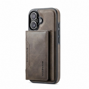 Hoesje iPhone 17 Compatibel Met Magsafe Afneembare Kaarthouder Magking Bescherming Hoesje