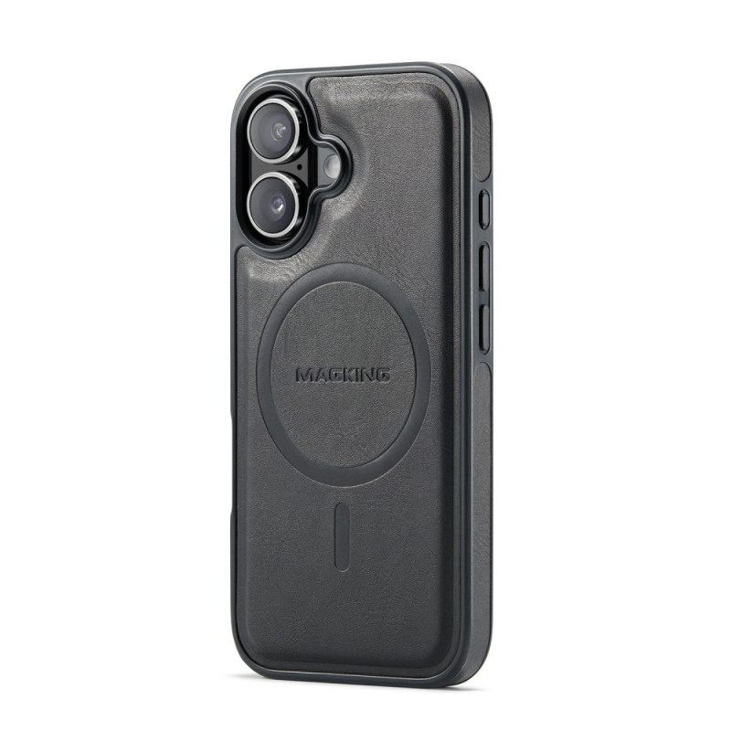 Hoesje iPhone 17 Compatibel Met Magsafe Afneembare Kaarthouder Magking Bescherming Hoesje