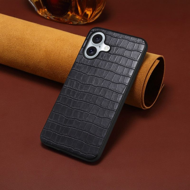 Hoesje iPhone 17 Krokodillenleerstructuur