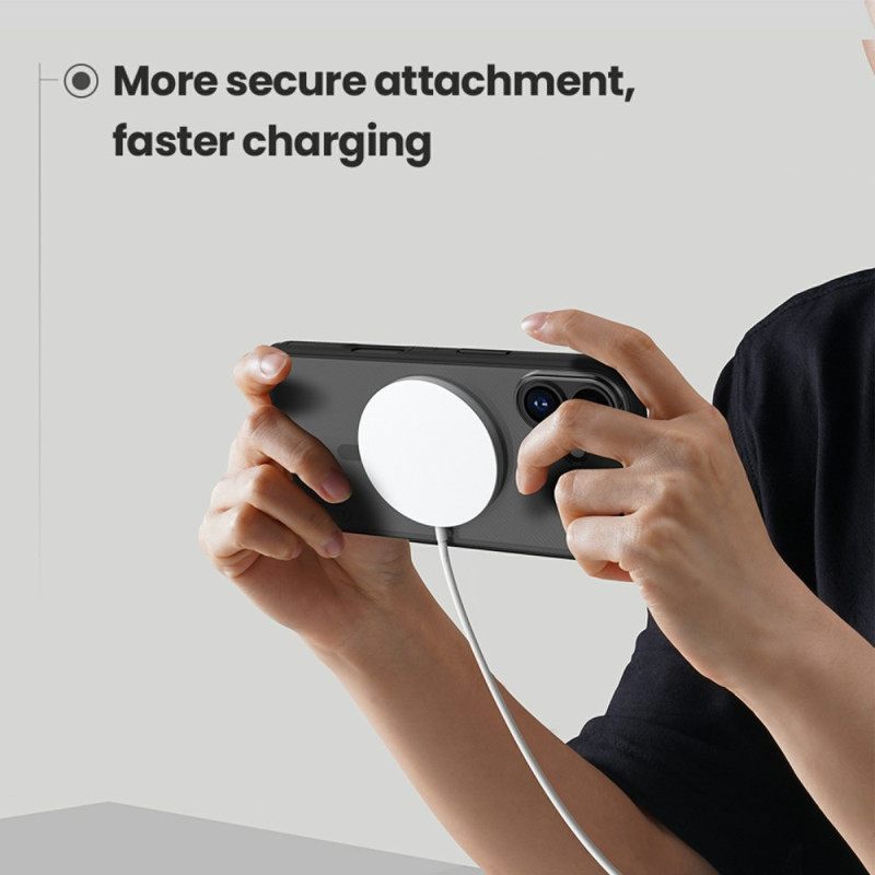 Hoesje iPhone 17 Magsafe Compatibel Met Frosted Shield Pro Nillkin