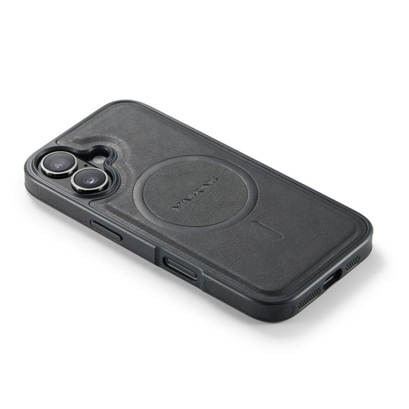 Hoesje iPhone 17 Magsafe Compatibel Met Premium Leerlook