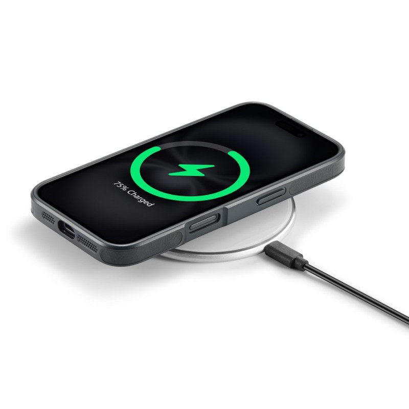 Hoesje iPhone 17 Magsafe Compatibel Met Premium Leerlook