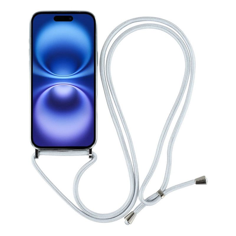 Hoesje iPhone 17 Magsafe-compatibel Transparant Hoesje Met Koord