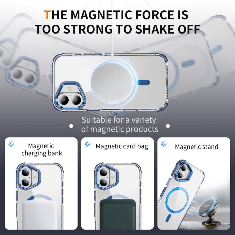 Hoesje iPhone 17 Magsafe-compatibele Steun En Lensbescherming