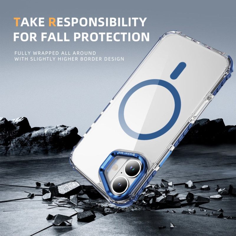 Hoesje iPhone 17 Magsafe-compatibele Steun En Lensbescherming