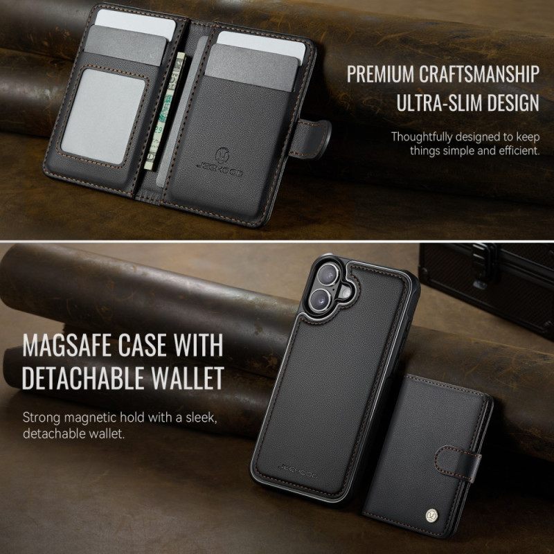 Hoesje iPhone 17 Magsafe Met Afneembare Rfid-kaarthouder